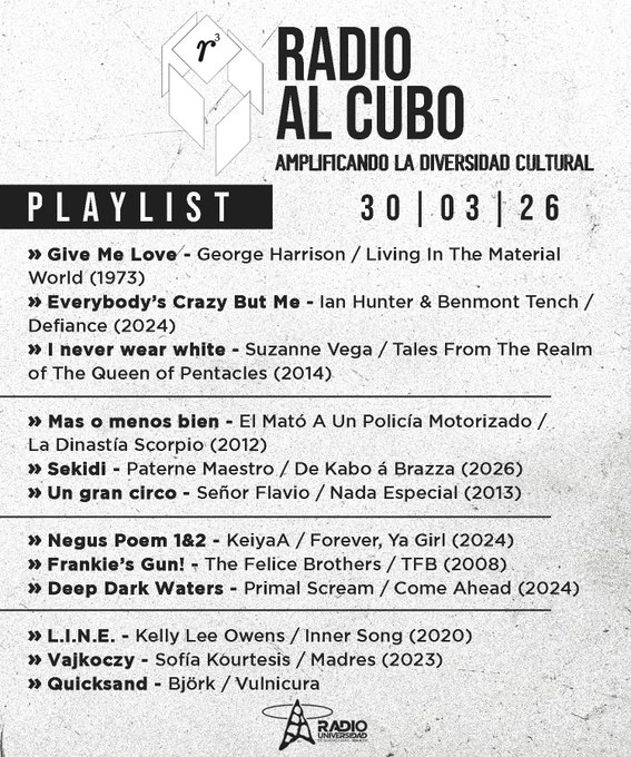 Radio al Cubo - Lu. 30 Mar 2026 episode artwork