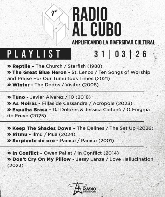 Radio al Cubo - Ma. 31 Mar 2026 episode artwork