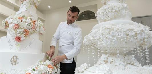 El selecto mundo de los pasteles de boda de superlujo