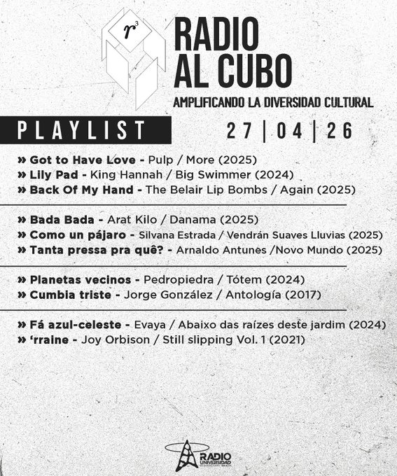 Radio al Cubo - Lu. 27 Abr 2026 episode artwork