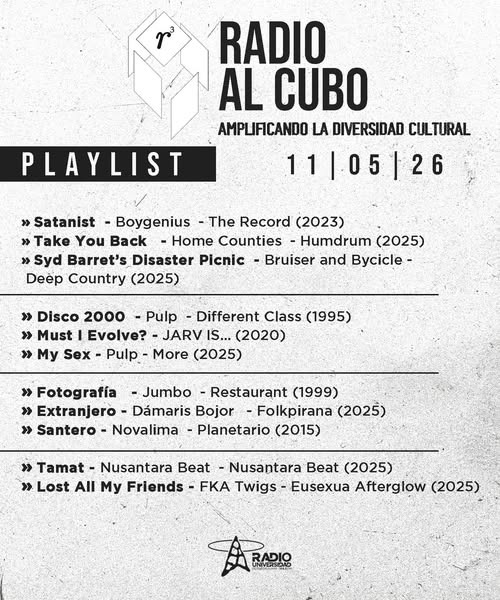Radio al Cubo - Lu. 11 May 2026 episode artwork
