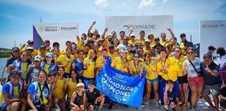 Selectivo de canotaje de Zapotl&aacute;n logra la mejor actuaci&oacute;n de su historia en Olimpiada Nacional