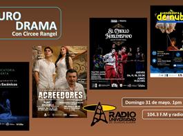 El criollo noblehispano. Convocatoria espacios esc&eacute;nicos Gdl. La vendedora de nubes. Acreedores. Puro Drama 31 mayo 2026