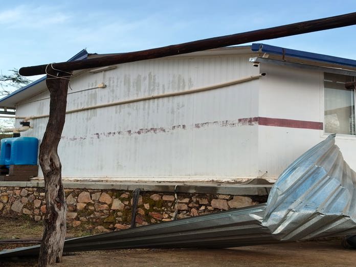 Fuertes vientos dejan 71 viviendas dañadas en comunidades de Bolaños y Mezquitic; 23 son inhabitables
