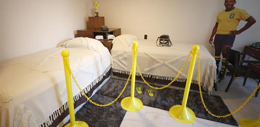 La habitación donde Pelé soñó antes de levantar la Copa del Mundo de México-70