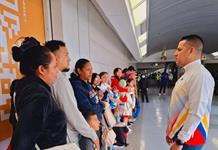 Llegan a Venezuela 158 migrantes en un vuelo de repatriación proveniente de México