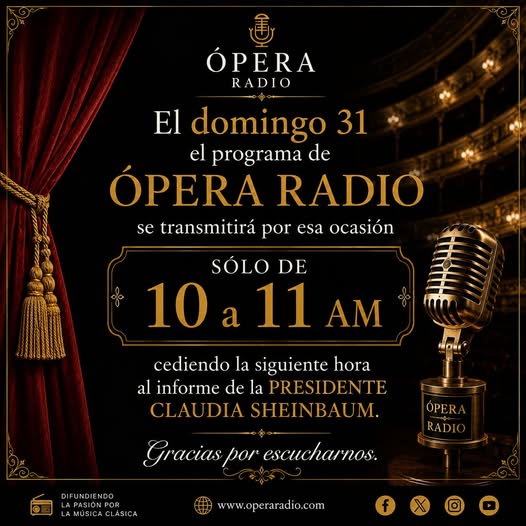 Opera Radio - Do. 31 May 2026 Opera Radio - Do. 31 May 2026