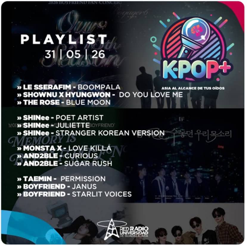 Kpop Plus “Asia a través de tus oídos” - Domingo 31Mayo Kpop Plus “Asia a través de tus oídos” - Domingo 31Mayo