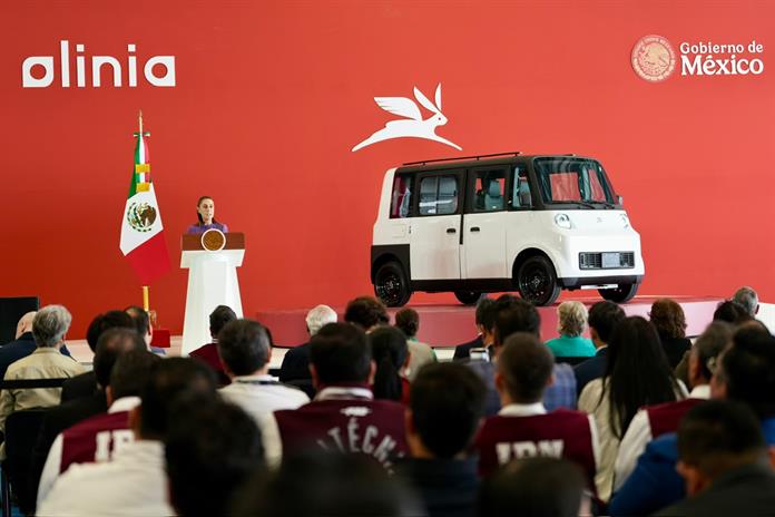 Presenta Claudia Sheinbaum el Olinia 1: el primer vehículo eléctrico 100% mexicano Presenta Claudia Sheinbaum el Olinia 1: el primer vehículo eléctrico 100% mexicano