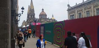 Disfrutan centro de Guadalajara pese a cierres por mundial Disfrutan centro de Guadalajara pese a cierres por mundial