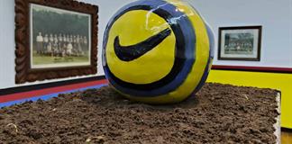 Lejos de la mercadotecnia del f&uacute;tbol global exponen el "Polvo llanero" en el Museo Caba&ntilde;as