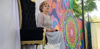 Gabriela Navarro fue coronada como la nueva embajadora del adulto mayor