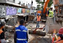 Megasocavón en López Mateos deja sin agua a 18 colonias; SIAPA le pasa la factura a un particular