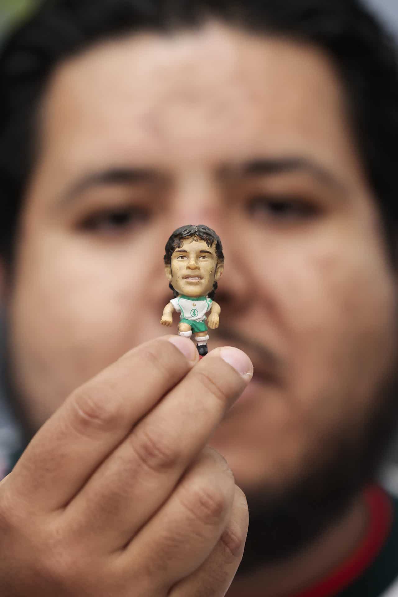 Un mexicano convirtió veinte años de espera por el Mundial en una colección de recuerdos Un mexicano convirtió veinte años de espera por el Mundial en una colección de recuerdos