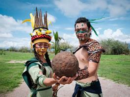 Exhiben el ceremonial juego de pelota en el Centro Interpretativo Guachimontones Exhiben el ceremonial juego de pelota en el Centro Interpretativo Guachimontones