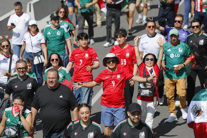 El barrio coreano de Ciudad de México tiene el corazón dividido por el Mundial El barrio coreano de Ciudad de México tiene el corazón dividido por el Mundial
