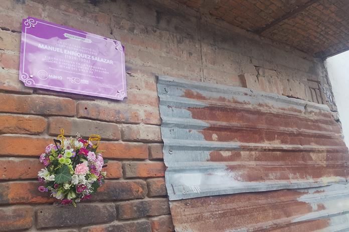 Colocan placa conmemorativa en casa de nacimiento de Manuel Enriquez Colocan placa conmemorativa en casa de nacimiento de Manuel Enriquez