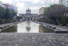 Adoquines del espejo de agua presentan fracturas tras intervención de más de 20 millones de pesos