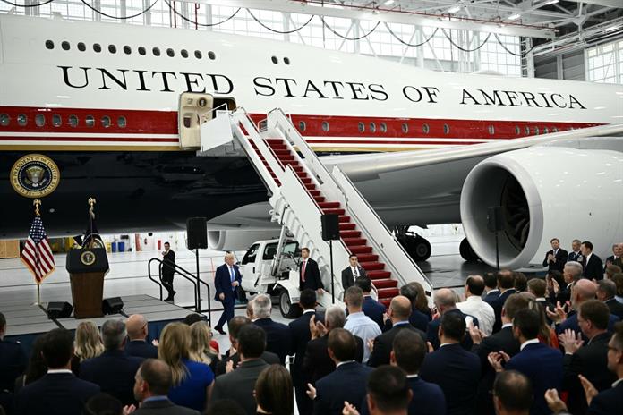 EEUU recibe nuevo Air Force One donado por Catar EEUU recibe nuevo Air Force One donado por Catar