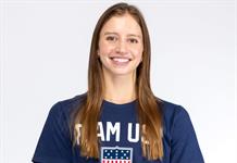 Kate Douglass bate récord mundial en 50 metros libres en Indianápolis Kate Douglass bate récord mundial en 50 metros libres en Indianápolis