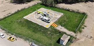 Rehabilitan helipuerto de Ciudad Guzmán y realizan primer traslado de emergencia Rehabilitan helipuerto de Ciudad Guzmán y realizan primer traslado de emergencia