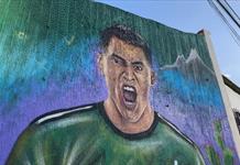 Mural rinde homenaje a Raúl Rangel y Luis Chávez en Ciudad Guzmán