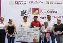 Inicia entrega de tarjetas de la Beca Rita Cetina en Zapotlán
