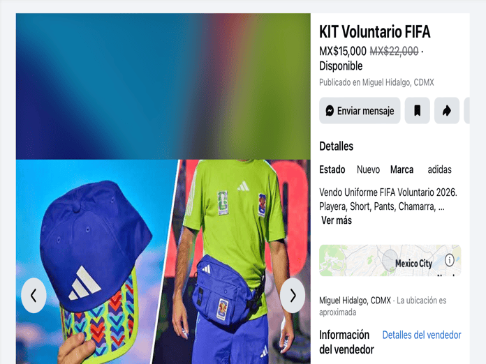Voluntarios del Mundial venden sus uniformes en 15 mil pesos; los pagó gobierno en 17 MDP