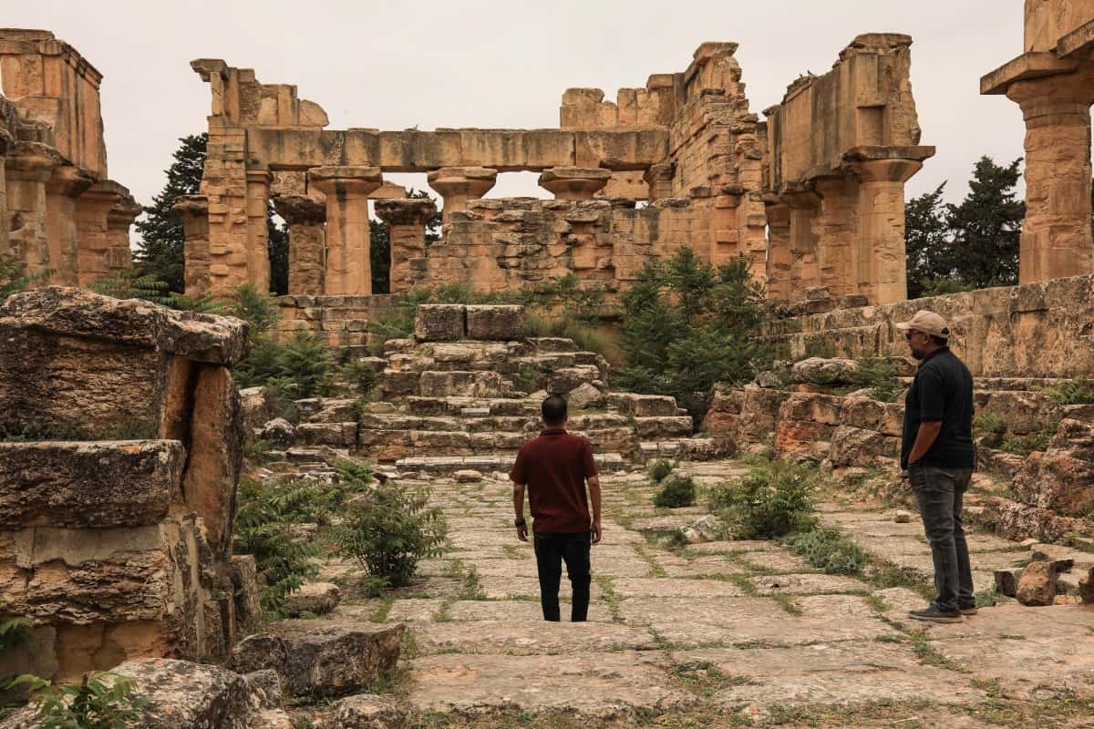 Los discretos héroes que velan por las joyas de la Antigüedad griega en Libia Los discretos héroes que velan por las joyas de la Antigüedad griega en Libia