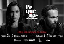 Las obras Pequeñas Infidelidades y No todas las ballenas quieren volver llegan al Teatro Experimental de Jalisco