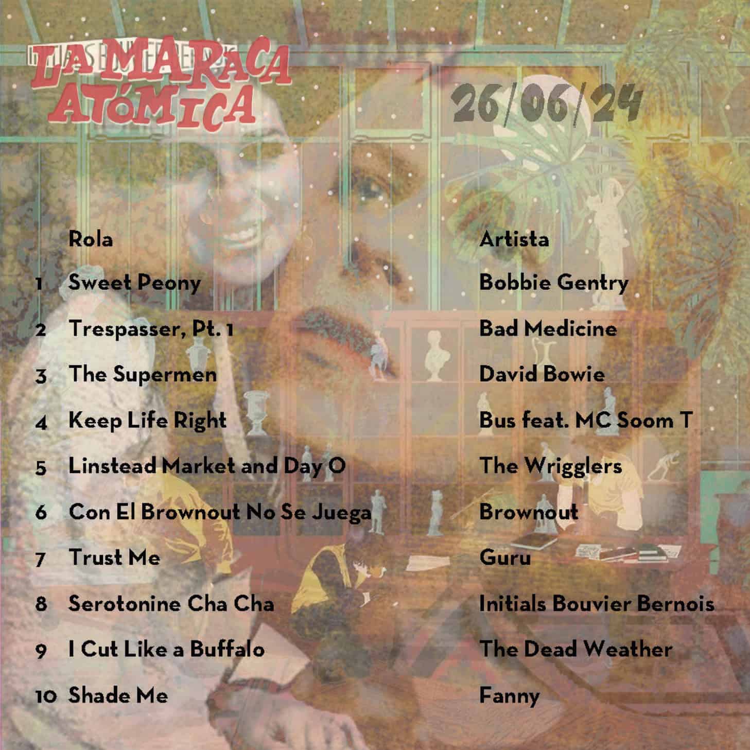 La Maraca Atomica - Mi. 24 Jun 2026 - 10 grandes grabaciones