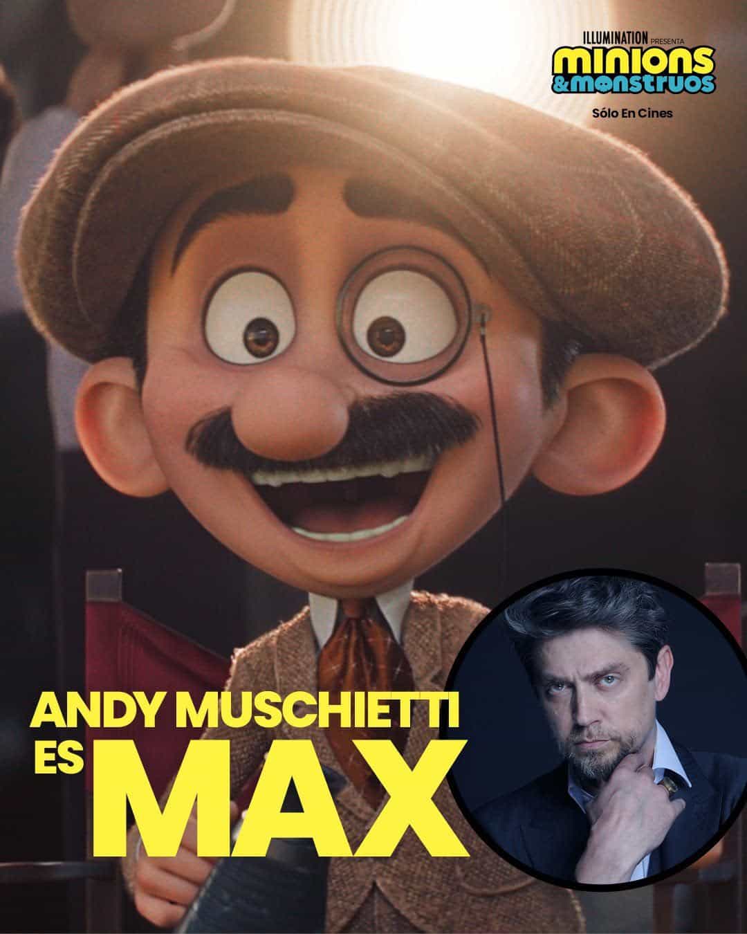 Andy Muschietti cambia la dirección por el micrófono en Minions & Monstruos