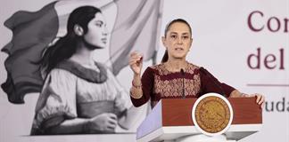 Sheinbaum dice que Felipe VI "escuch&oacute;" y propuso colaboraci&oacute;n sobre pueblos originarios