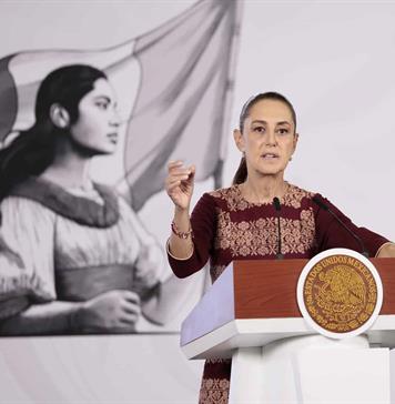 Sheinbaum dice que Felipe VI "escuch&oacute;" y propuso colaboraci&oacute;n sobre pueblos originarios