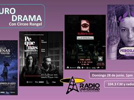 Escena P&uacute;rpura: Miroslava Castellanos. No todas las ballenas... NoAbrir.exe. Peque&ntilde;as infidelidades. Puro Drama 28 junio 2026