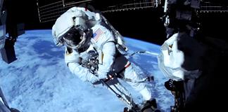 Astronautas de la NASA reparan un brazo robótico de la EEI en caminata espacial de 7 horas Astronautas de la NASA reparan un brazo robótico de la EEI en caminata espacial de 7 horas