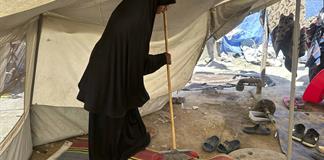 Mil d&iacute;as sin casa: familias desplazadas sobreviven en tiendas de campa&ntilde;a en Gaza