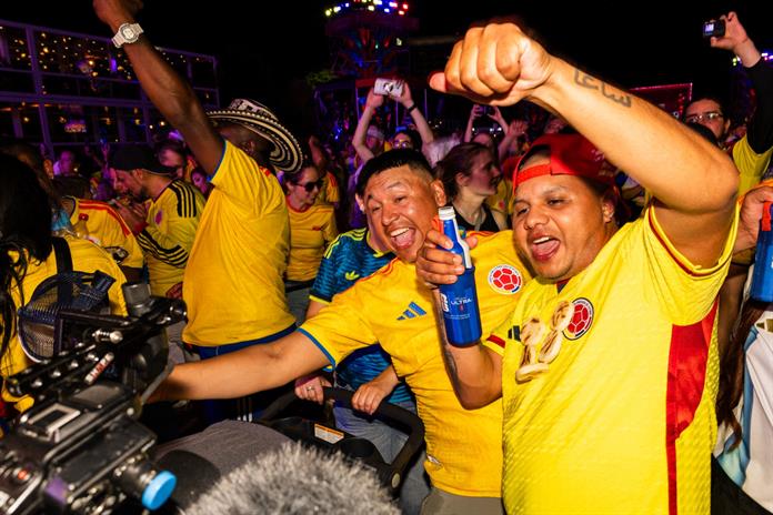 Colombia vive un ambiente festivo previo al partido contra Suiza en el Mundial Colombia vive un ambiente festivo previo al partido contra Suiza en el Mundial