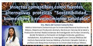 TEXOLOTL [ INSECTOS COMESTIBLES, BIOMEDICINA Y ENVEJECIMIENTO SALUDABLE ] 07-JULIO-2026