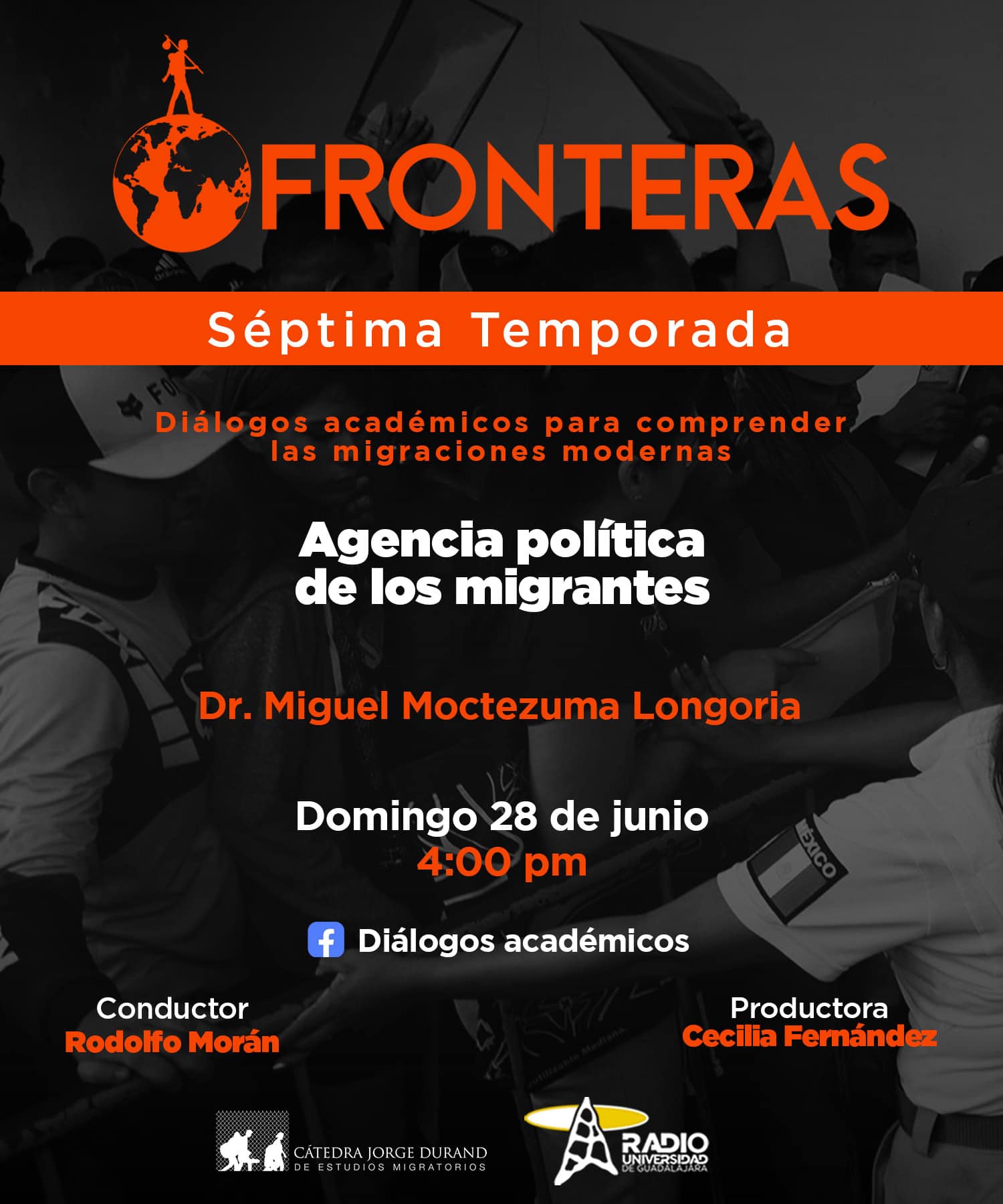 Fronteras - Ep. 12 Temp. 7 :Tema: Agencia política de los migrantesDr. Miguel Moctezuma Longoria - Domingo 28 junio 2025 Fronteras - Ep. 12 Temp. 7 :Tema: Agencia política de los migrantesDr. Miguel Moctezuma Longoria - Domingo 28 junio 2025