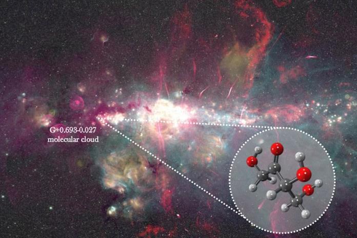Dos radiotelescopios españoles detectan por primera vez azúcar en el espacio interestelar Dos radiotelescopios españoles detectan por primera vez azúcar en el espacio interestelar