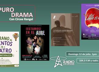 Curso cuentos y teatro. Lilith vs Eva.  La imagen como escape. Estamos en el aire. Puro Drama 12 julio 2026