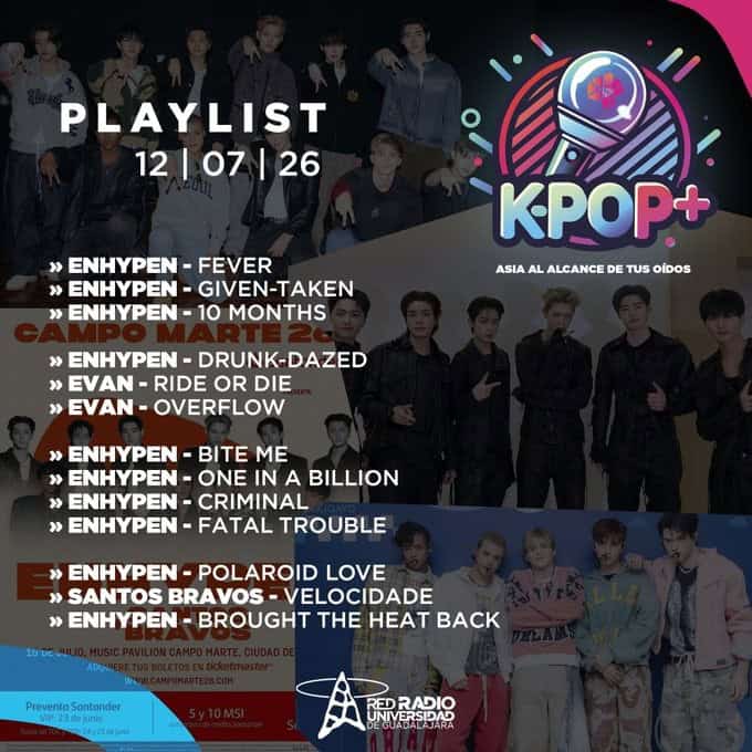 Kpop Plus Asia a través de tus oídos - Domingo 12 Julio Kpop Plus Asia a través de tus oídos - Domingo 12 Julio