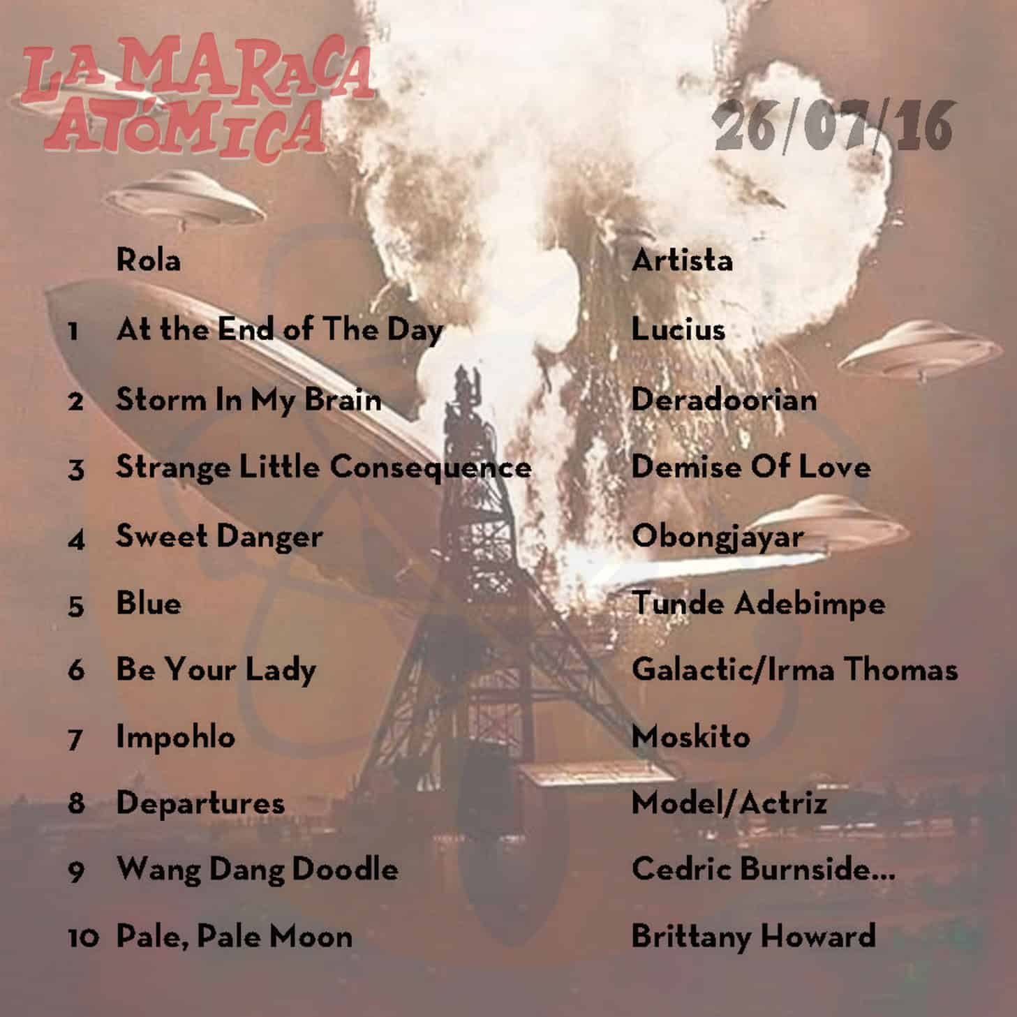 La Maraca Atomica - Ju. 16 Jul 2026 - Jueves de novedades