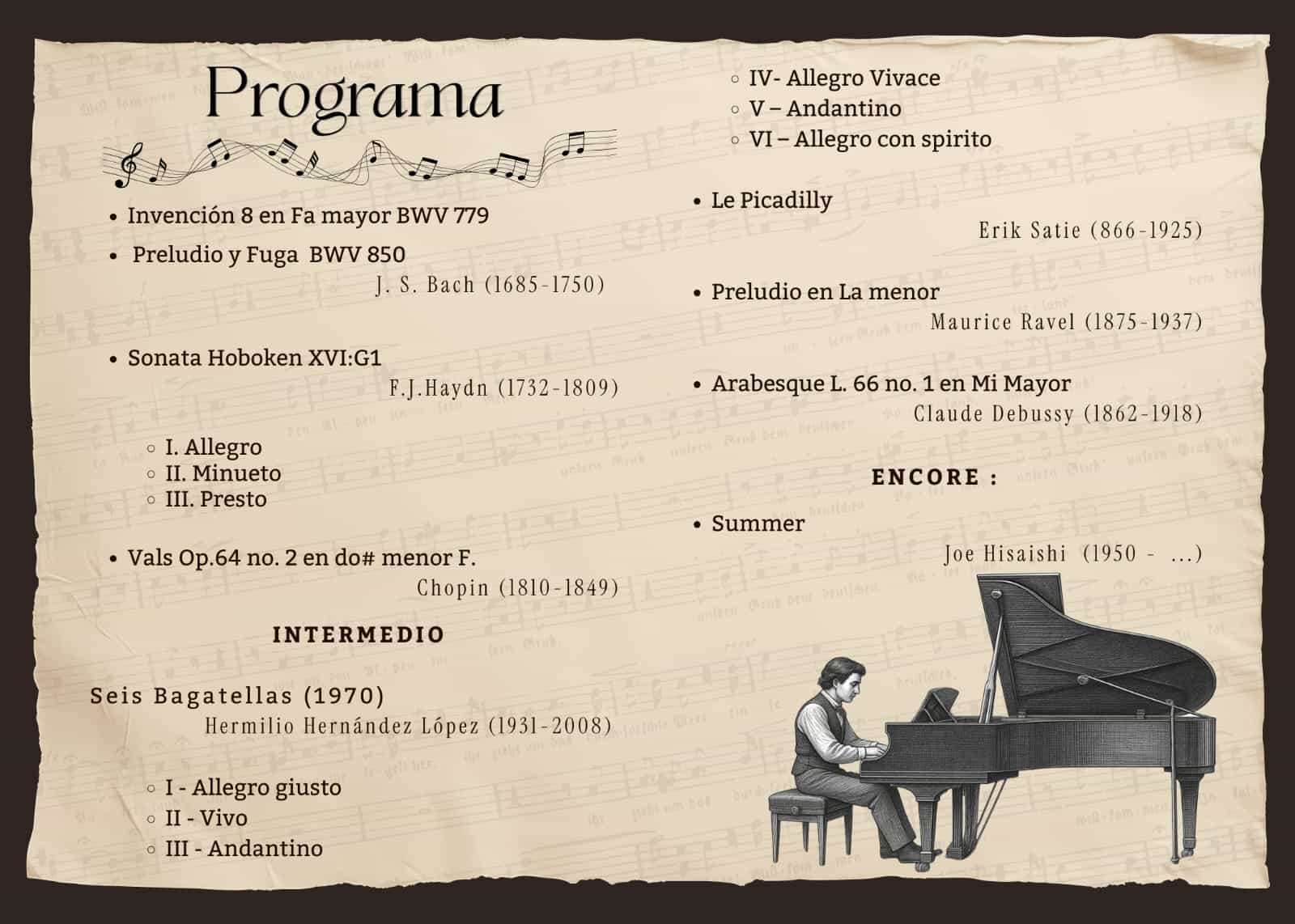 Daniel Michel ofrecerá concierto con causa previo a su examen de titulación en la UdeG Daniel Michel ofrecerá concierto con causa previo a su examen de titulación en la UdeG