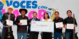 Premian a grupos musicales que promueven la cultura de la paz y combaten la narcocultura Premian a grupos musicales que promueven la cultura de la paz y combaten la narcocultura