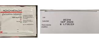 Advierten sobre riesgo sanitario por lote adulterado de medicamento para dolor de articulaciones Advierten sobre riesgo sanitario por lote adulterado de medicamento para dolor de articulaciones