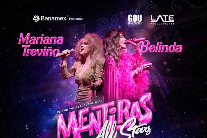 Mentiras All Stars reunirá en Guadalajara a Danna, Belinda y Mariana Treviño Mentiras All Stars reunirá en Guadalajara a Danna, Belinda y Mariana Treviño
