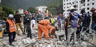 Mascotas rescatadas entre escombros en Venezuela esperan por sus dueños Mascotas rescatadas entre escombros en Venezuela esperan por sus dueños