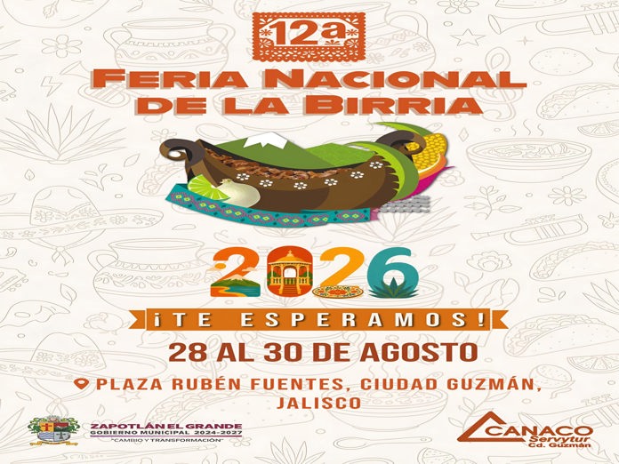 En Zapotlán el Grande preparan la edición 12 de la Feria Nacional de la Birria del 28 al 30 de agosto.